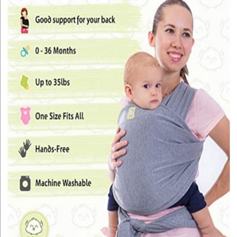 KeaBabies baby carrier wrap